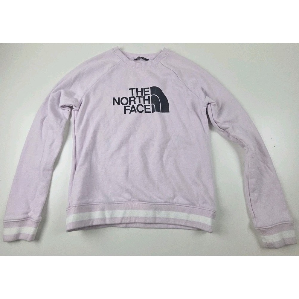 The North Face Parks Half Dome Semi Cropped ‎ Lilac Purple Sweatshirt S Women's.